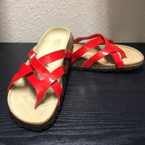 Betula by Birkenstock Red Sandals